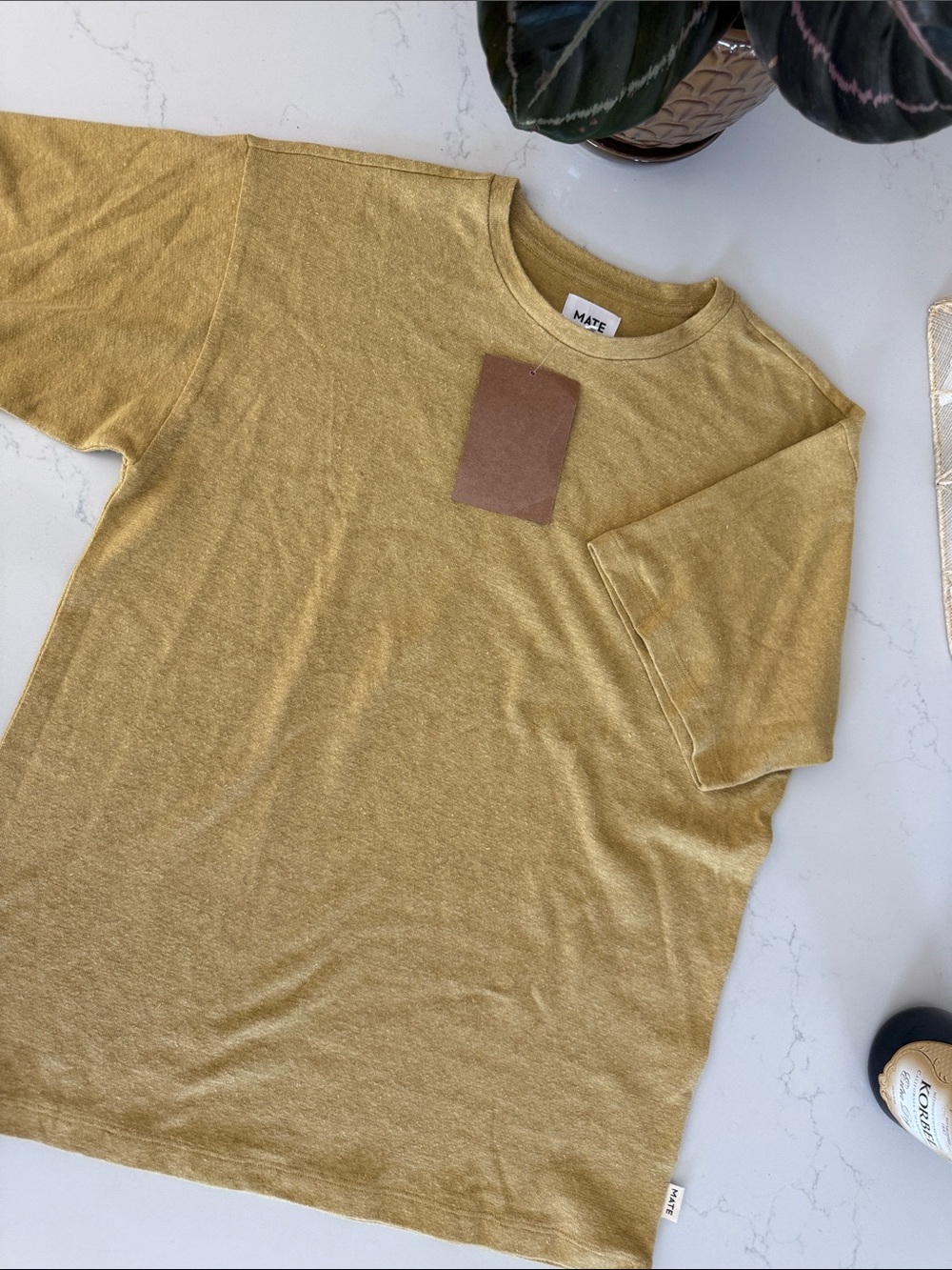 Damaged-Oversized mate the label tshirt